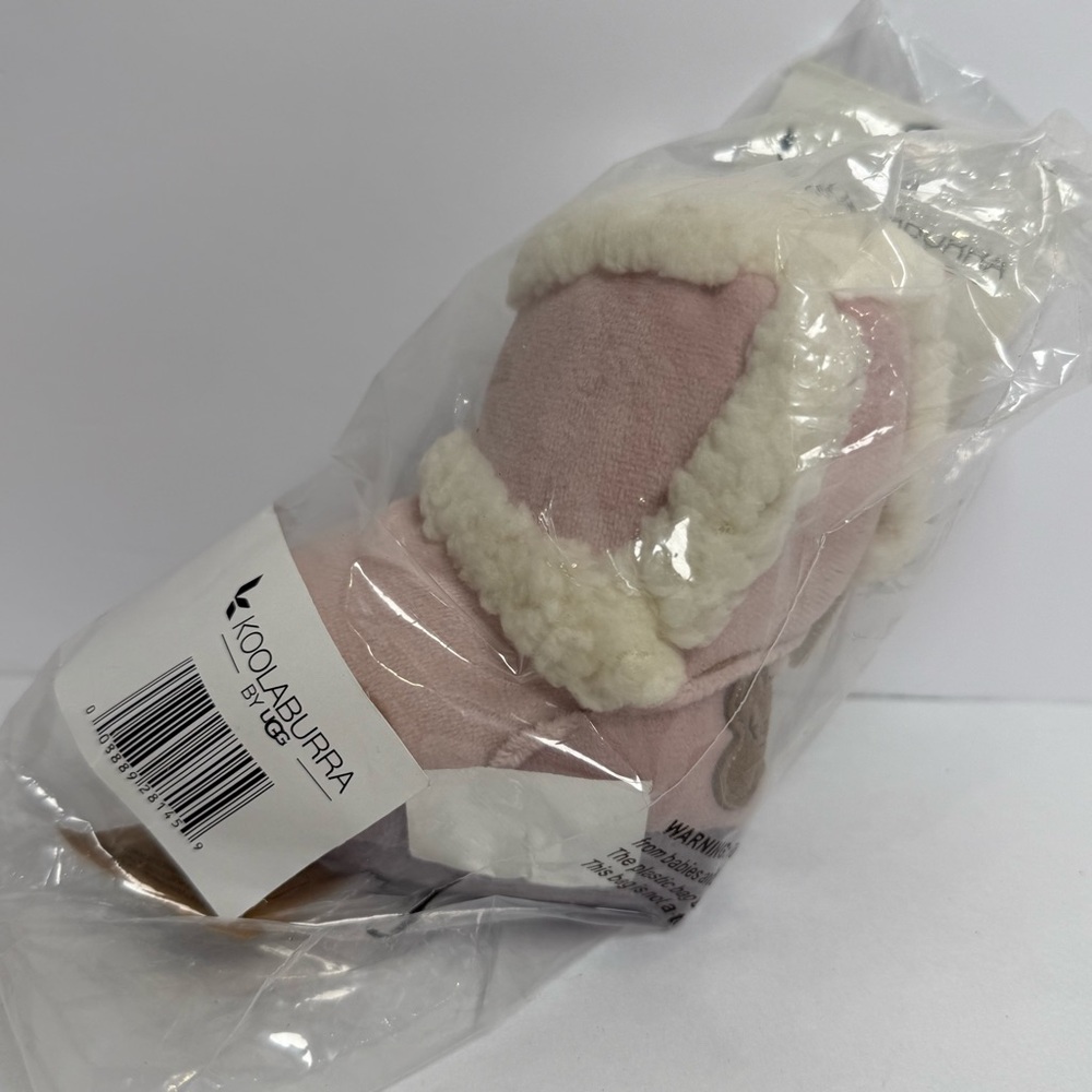 UGG Koolaburra Plush Boot Pet Dog Toy pink/purple New